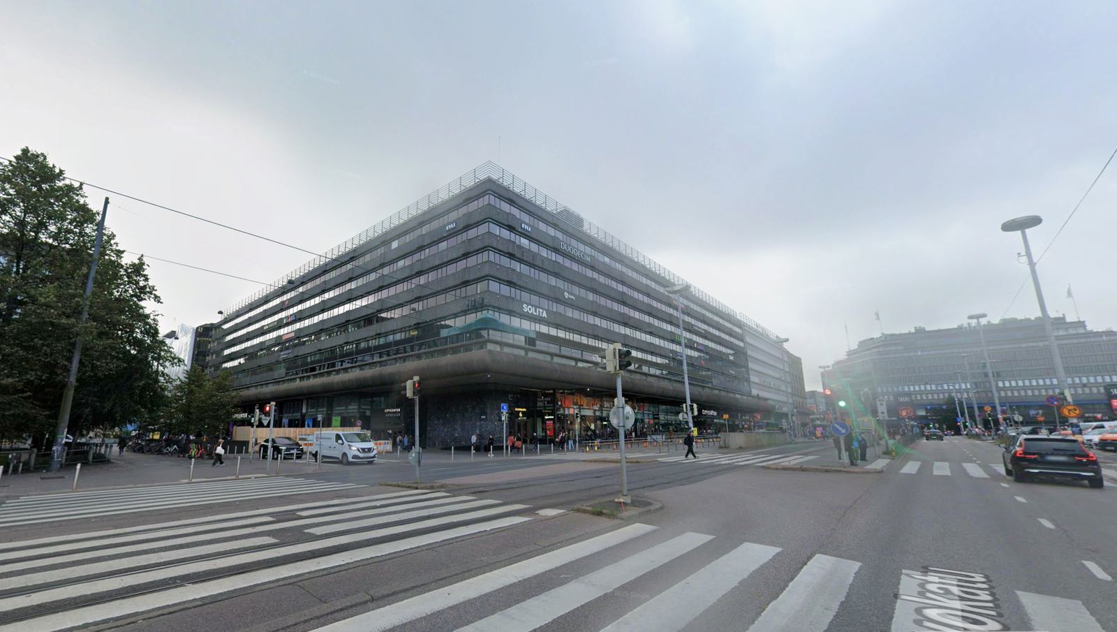 Makkaratalo Helsingin keskustassa